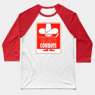 DEFUNCT - Calgary Cowboys Hockey Baseball T-Shirt